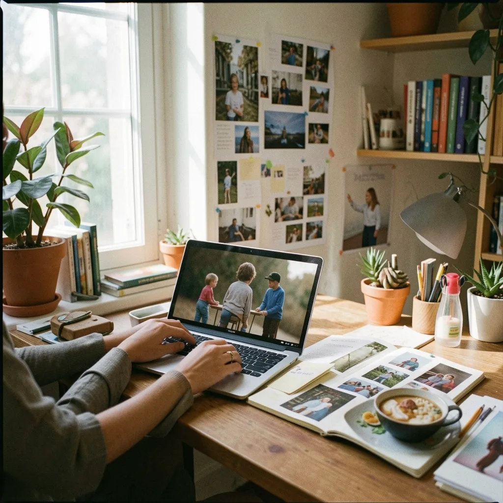 Soft interior corner with plants and ceramics